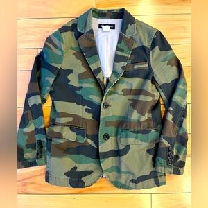 J. Crew Camouflage KIDS SIZE 10 blazer—-ADORABLE, NO FLAWS